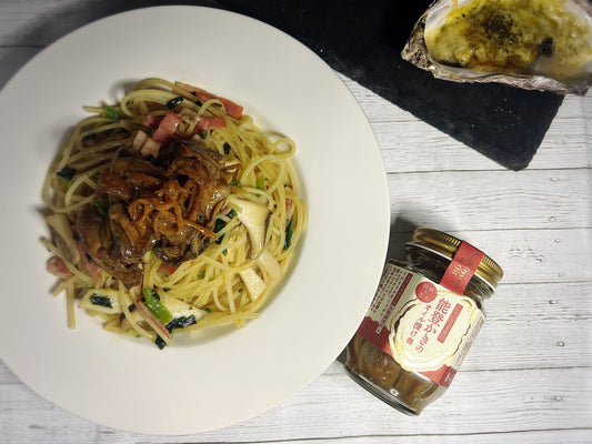 誰でもできるめっちゃおいしい牡蠣パスタ!石川県能登かきのオイル漬けを使ったパスタのレシピ