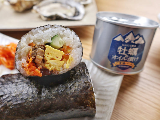 【牡蠣の恵方巻きがめちゃくちゃおすすめ!】カキタベタイのオイル漬けを使用して、牡蠣の恵方巻きをつくりませんか?!