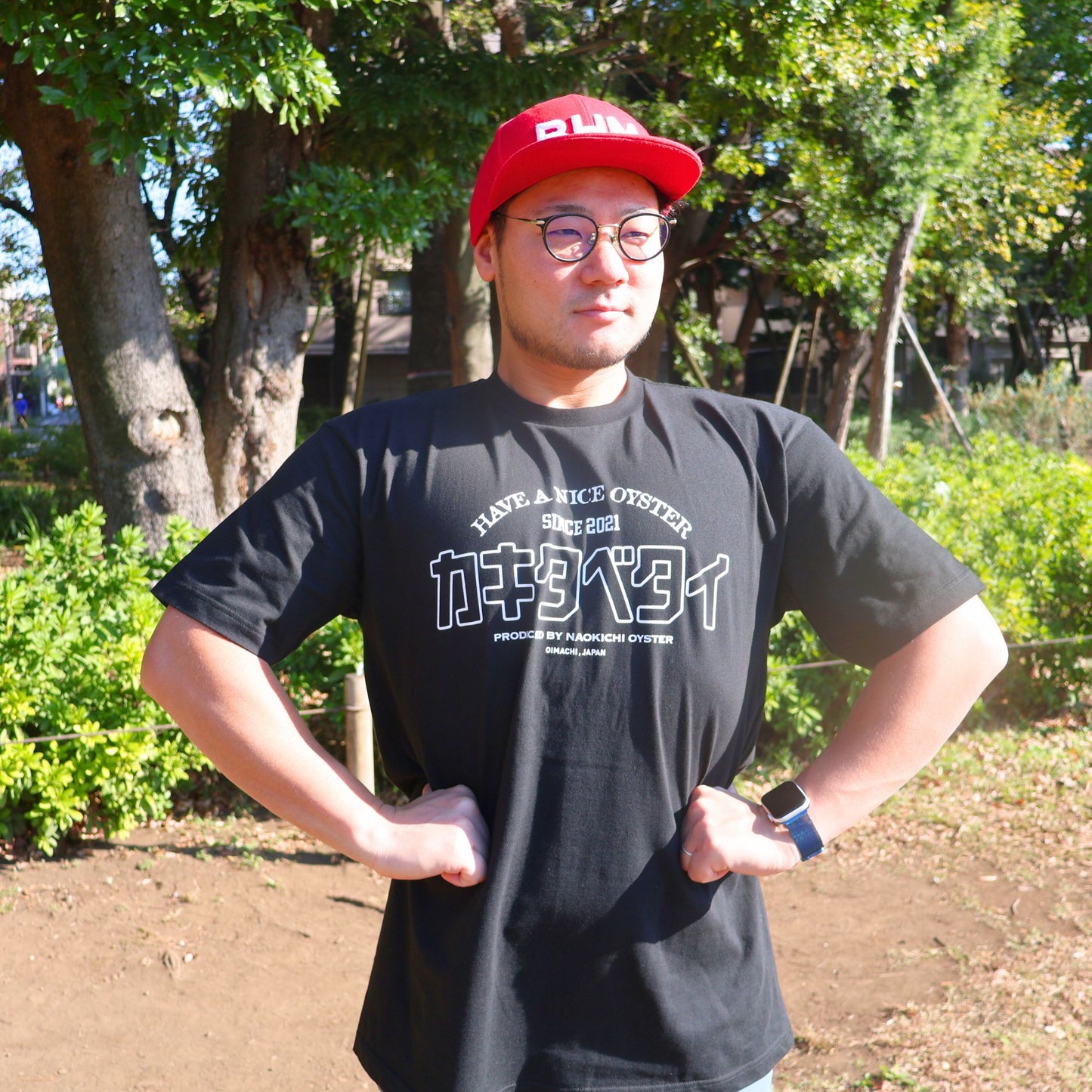 カキタベタイTシャツ 牡蠣若手の会